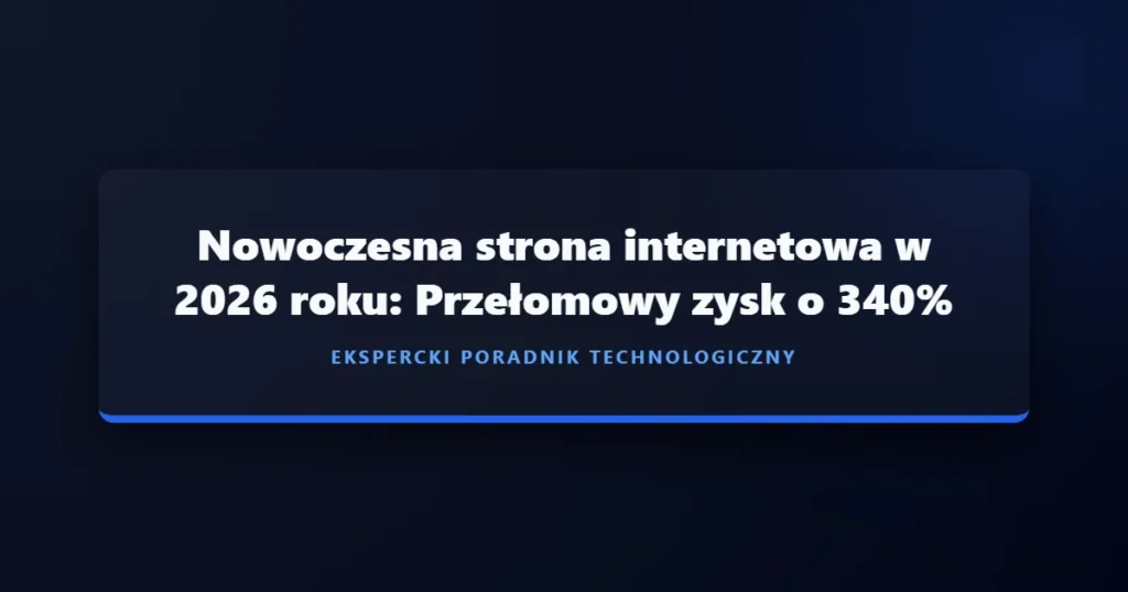Nowoczesne strony internetowe w architekturze headless